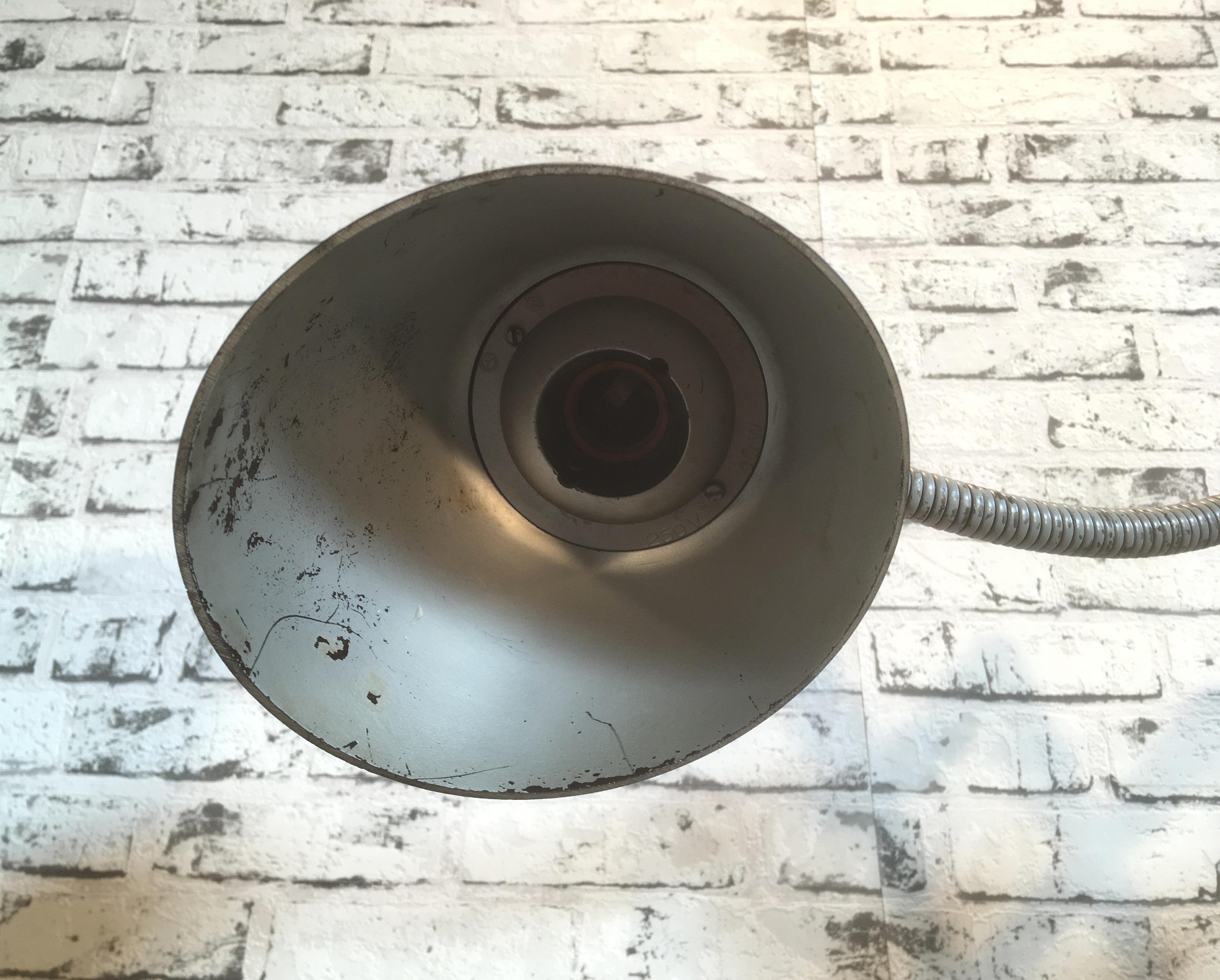 Iron Grey Industrial Scissor Wall Lamp, 1960s