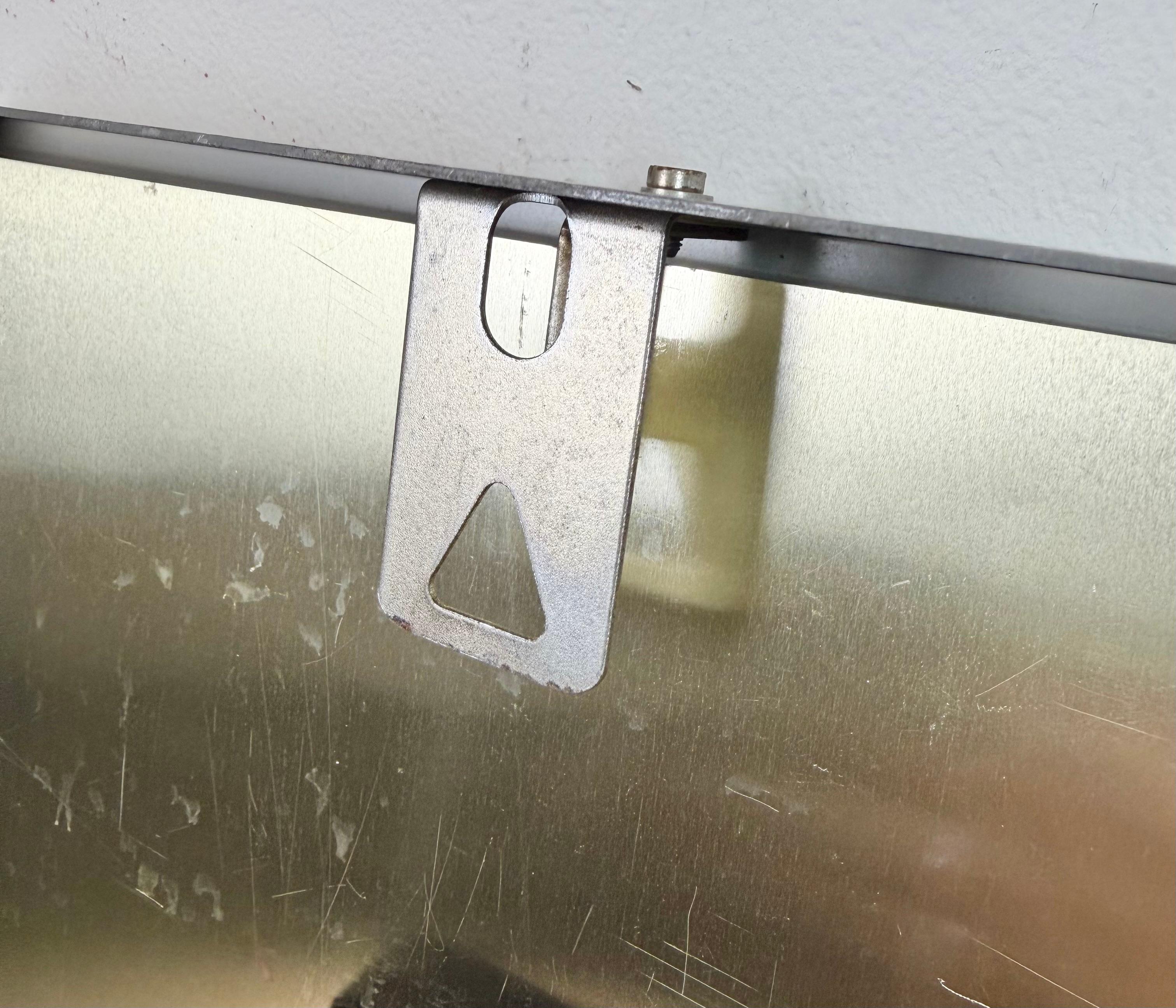 Grey Industrial Square Wall Clock from Pragotron, 1970s For Sale 8