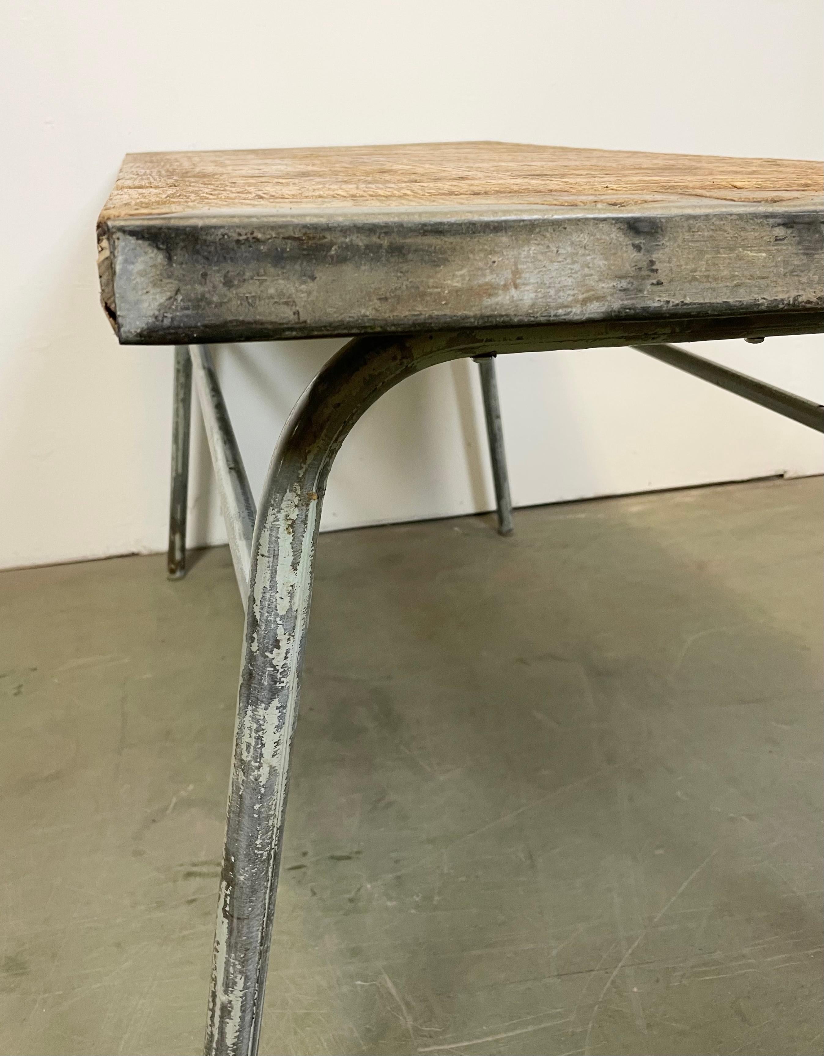 Grey Industrial Table, 1960s 6