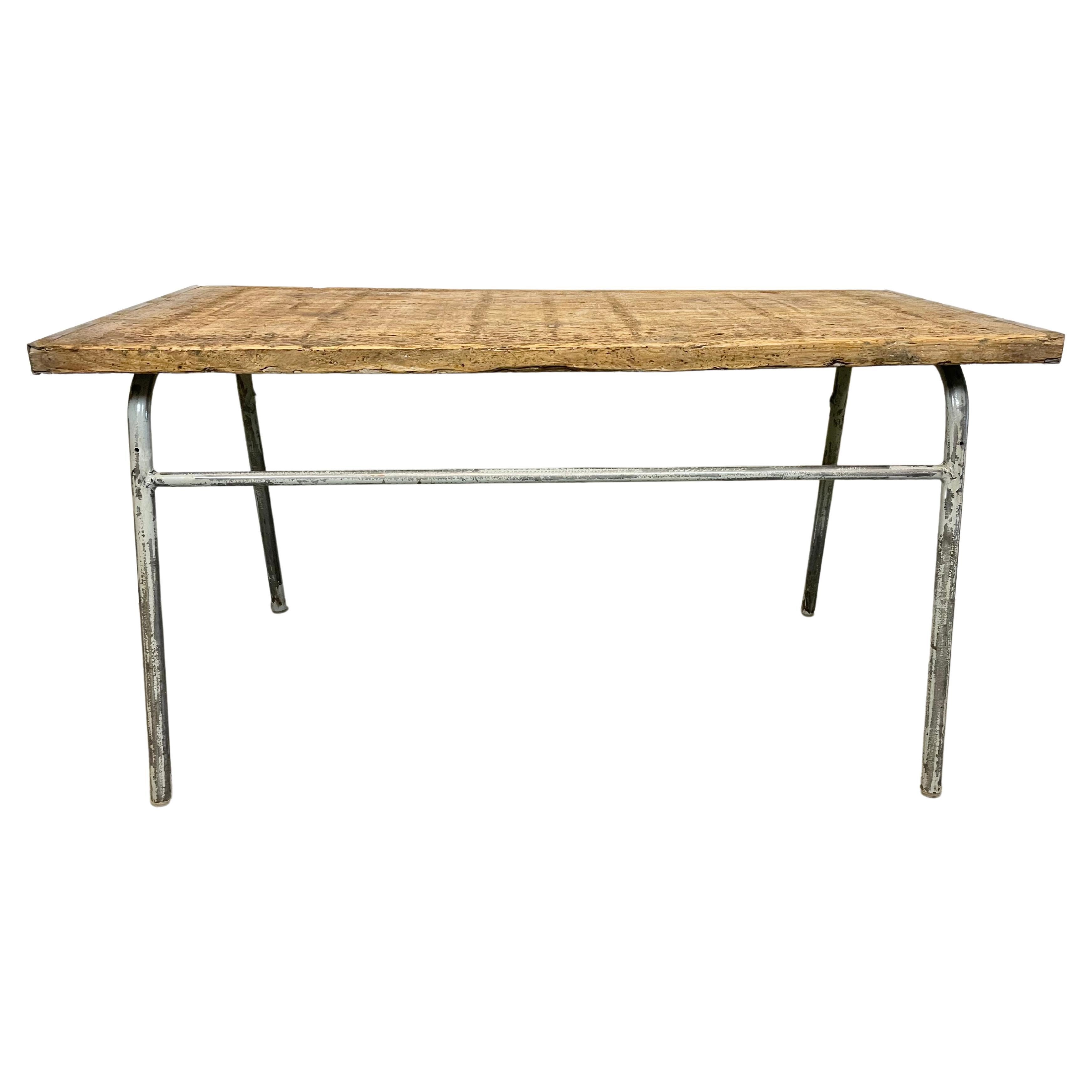 Grey Industrial Table, 1960s