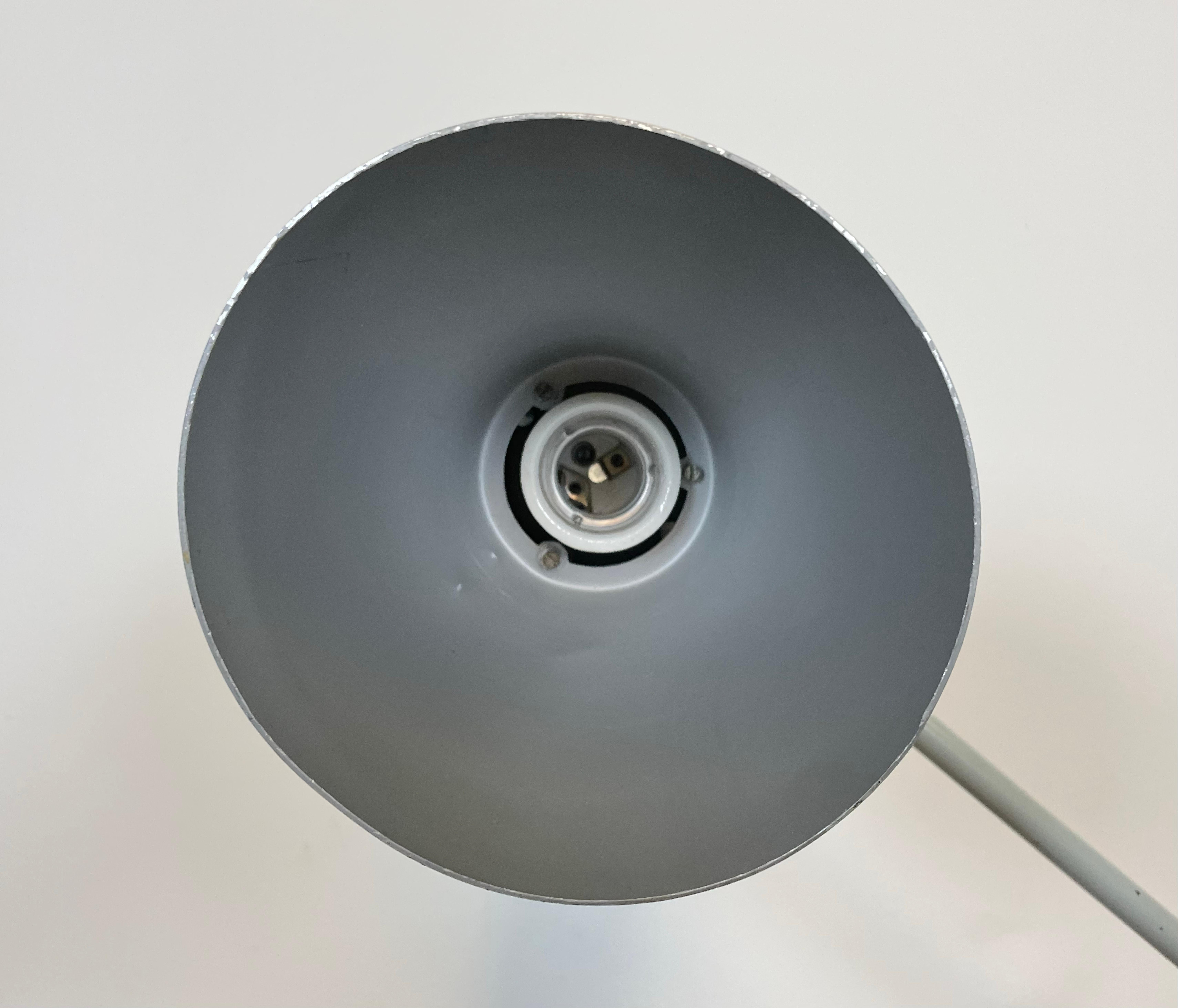 Grey Industrial Table Lamp from Elektrosvit, 1970s 3
