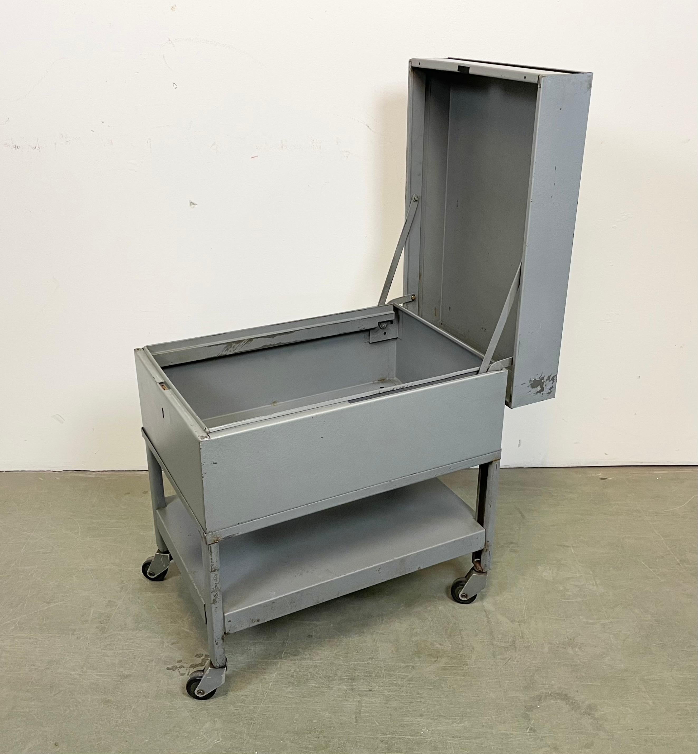 Grey Industrial Trolley , 1960s For Sale 2