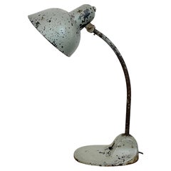 Grey Industrial Workshop Desk Lamp, 1950s