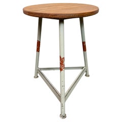 Grey Industrial Workshop Stool, 1960s