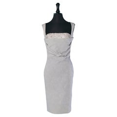 Grey jacquard bustier dress with sequin VIVIENNE WESTWOOD RED LABEL Grey jacquard bustier dress with sequin VIVIENNE WESTWOOD RED LABEL