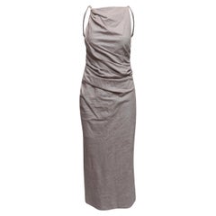 Grey Jacquemus Open Back Maxi Dress Size FR 38
