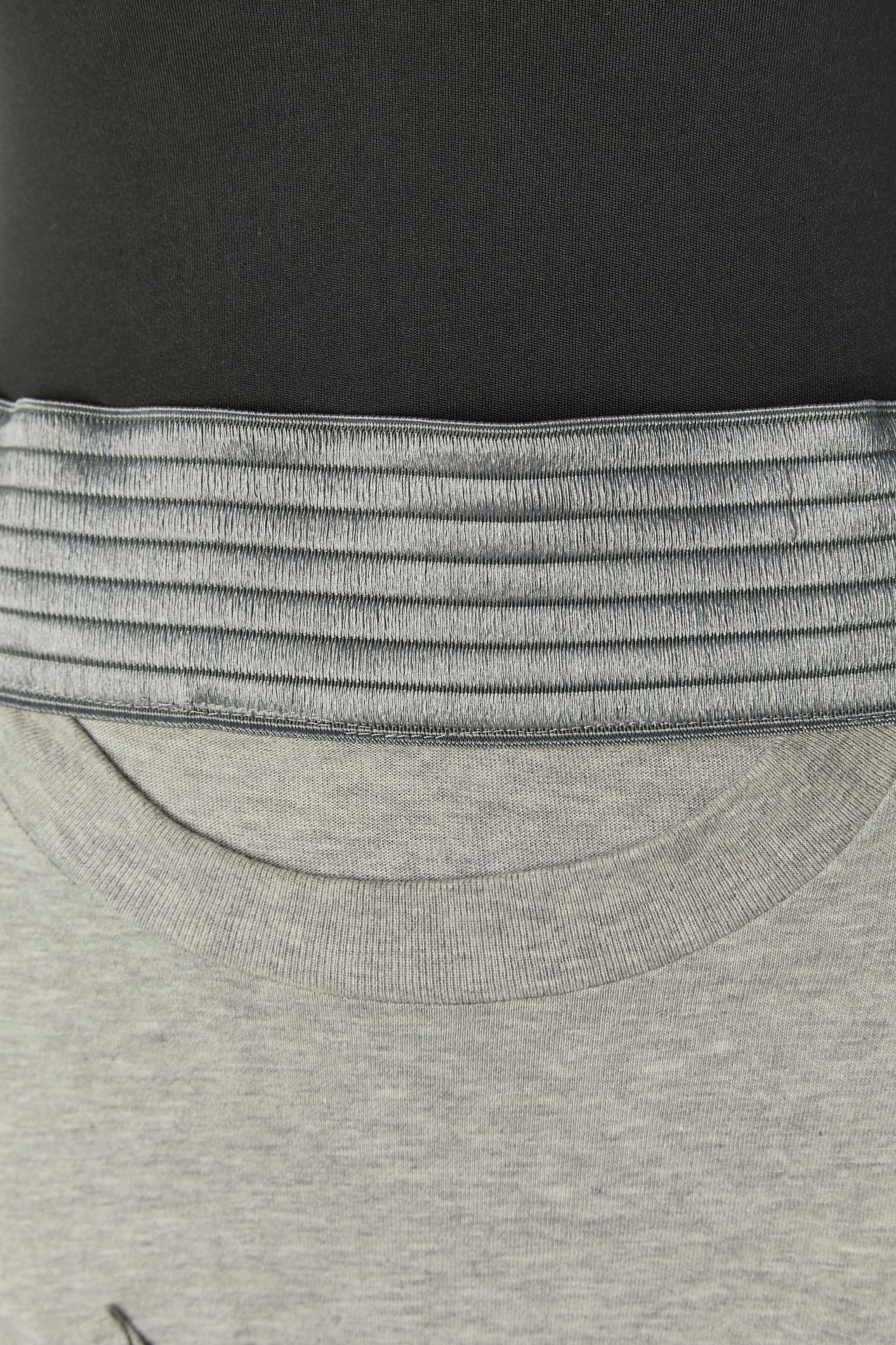 Grey jersey skirt made of tee-shirt Michele Pesetti In Excellent Condition In Saint-Ouen-Sur-Seine, FR