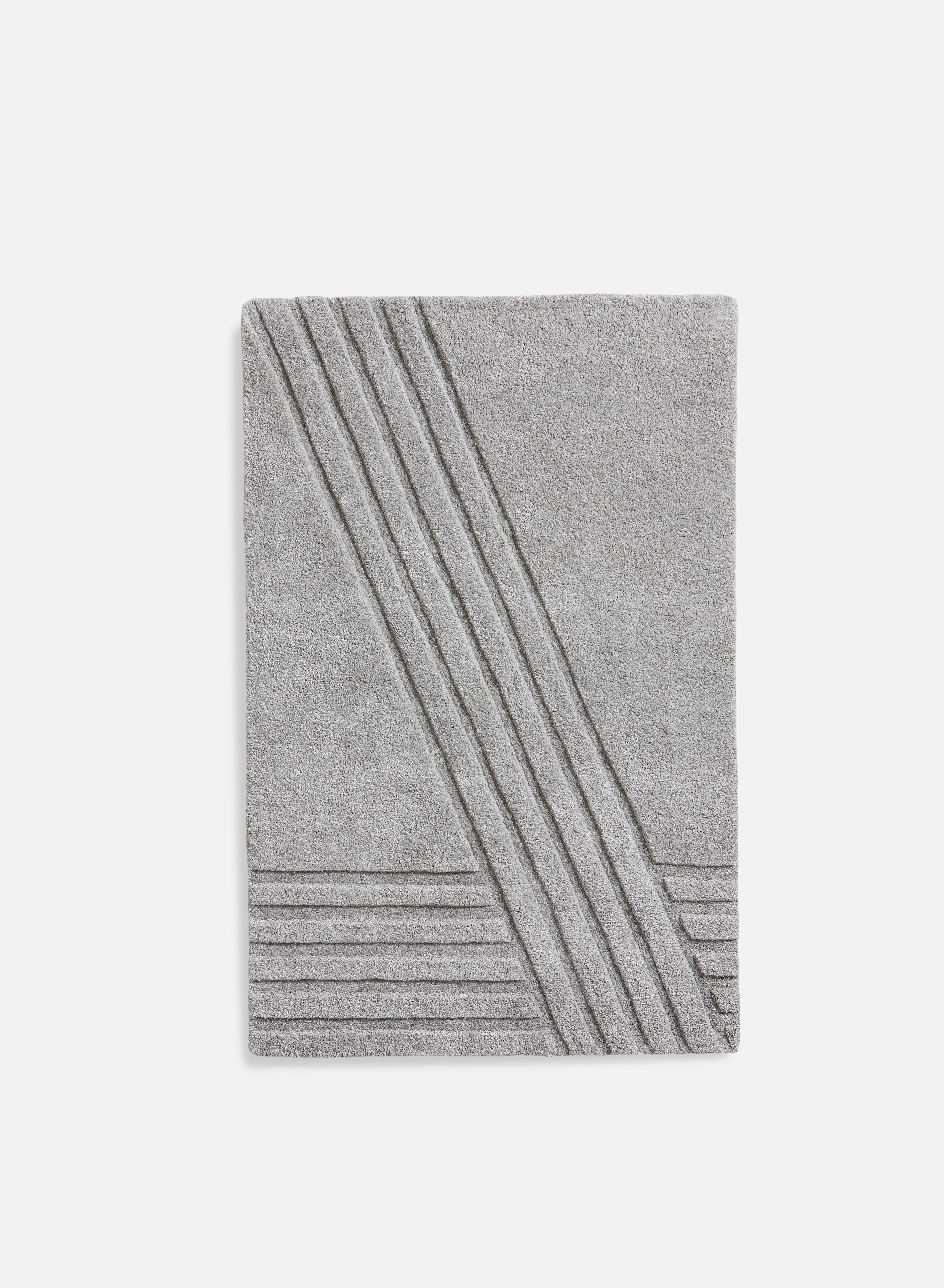 Kyoto-Teppich I von AD Miller in Grau (Postmoderne) im Angebot