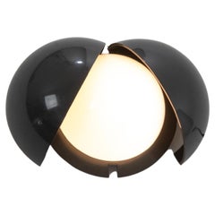 Lampada da parete Lampira grigia di G.P.A. Monti per Fontana Arte, anni '70