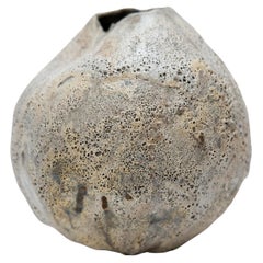 Grey Lava Moon Vase Handmade II