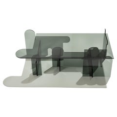 Grey Lexan Table by Phaedo