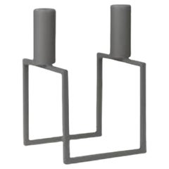 Grey Line Candle Holder by Lassen