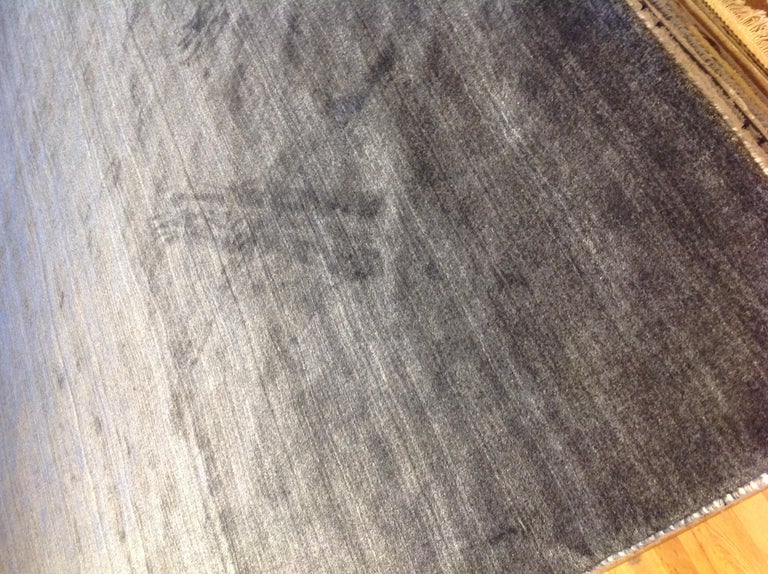 Grey Lori Buff Wool Area Rug For Sale at 1stDibs