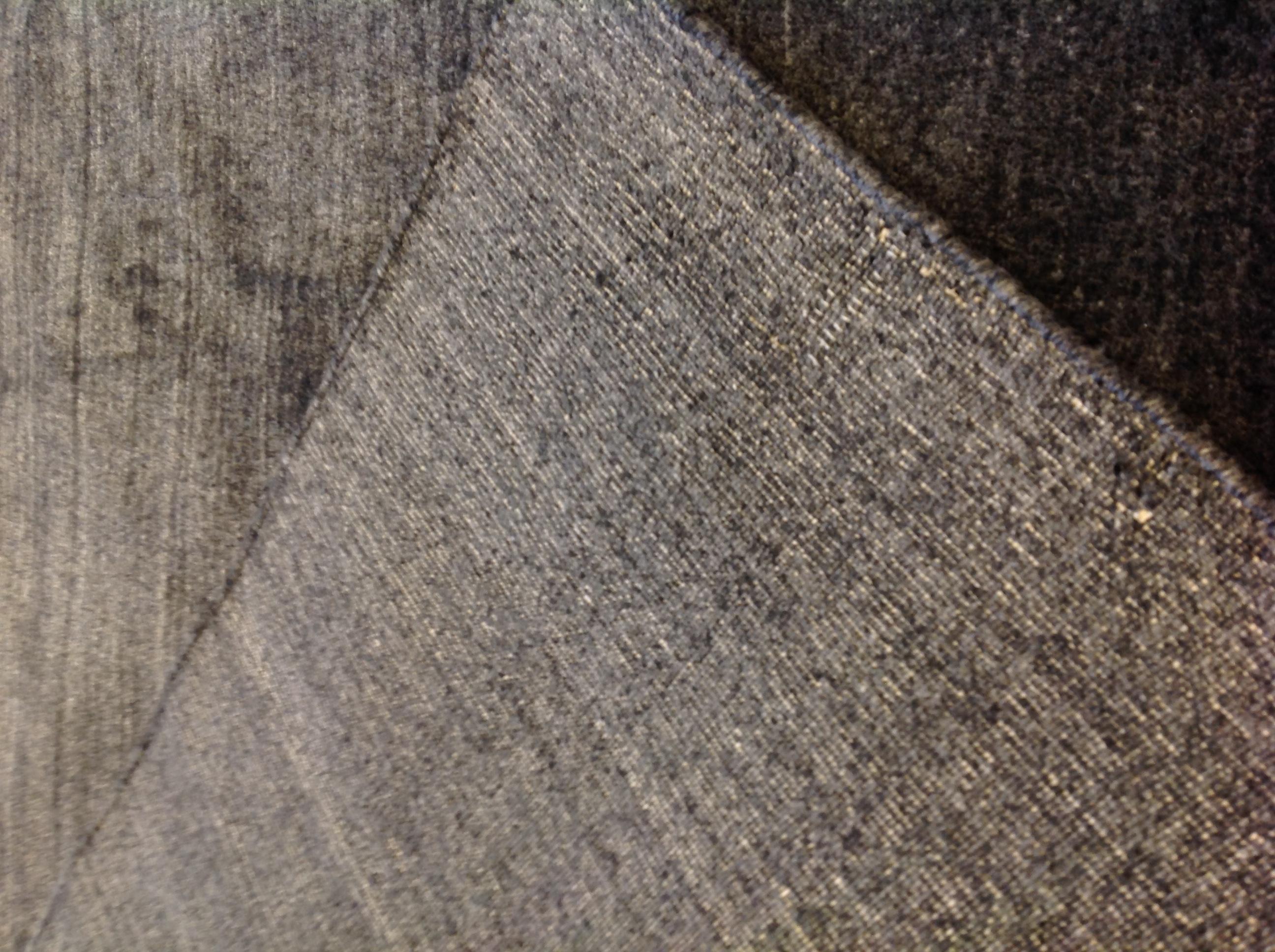 Grey Lori Buff Wool Area Rug In New Condition In Los Angeles, CA
