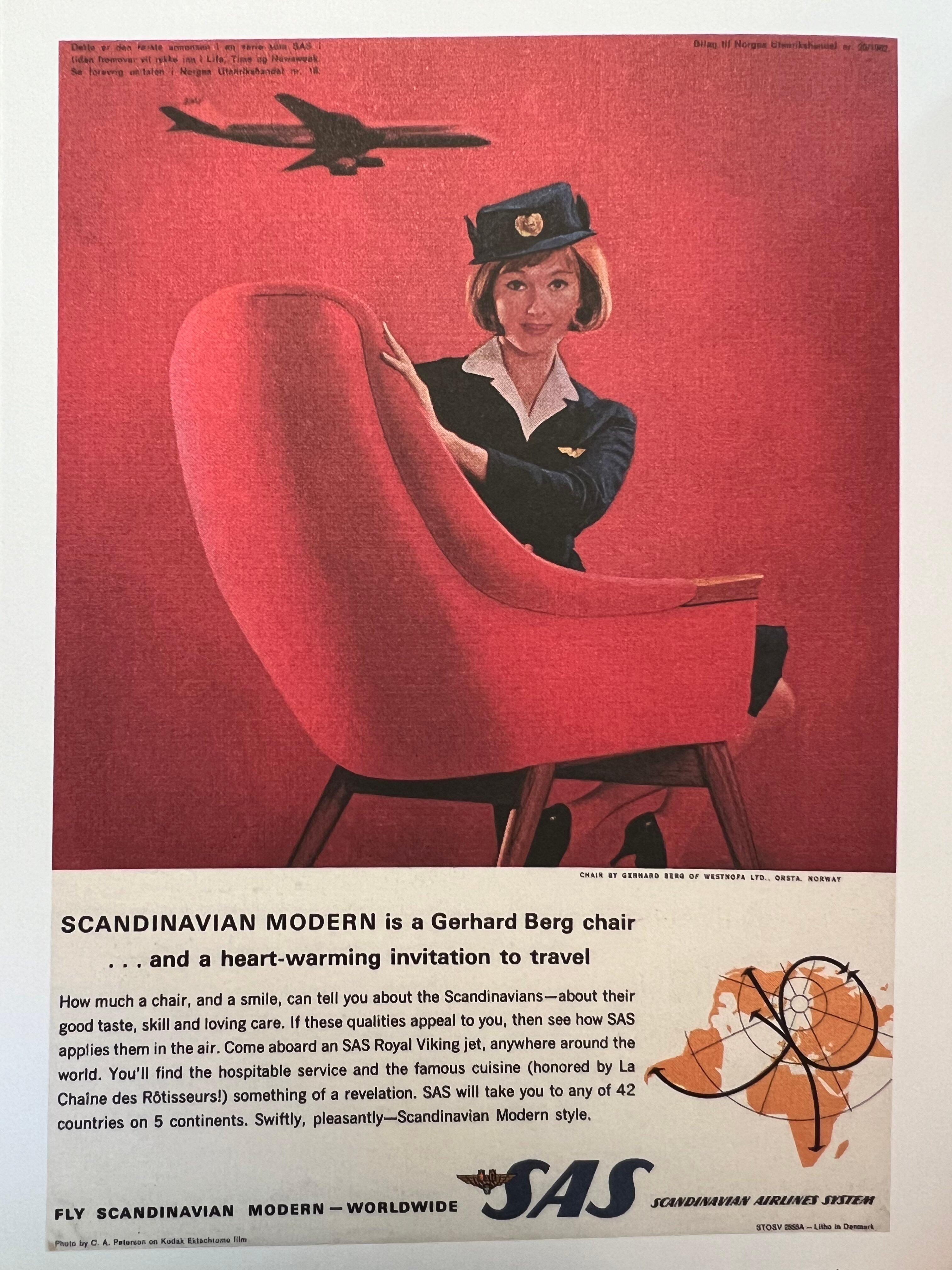Norwegian Grey Lounge Chair  model Marina by Gerhard Berg for Stokke/Westnofa For Sale