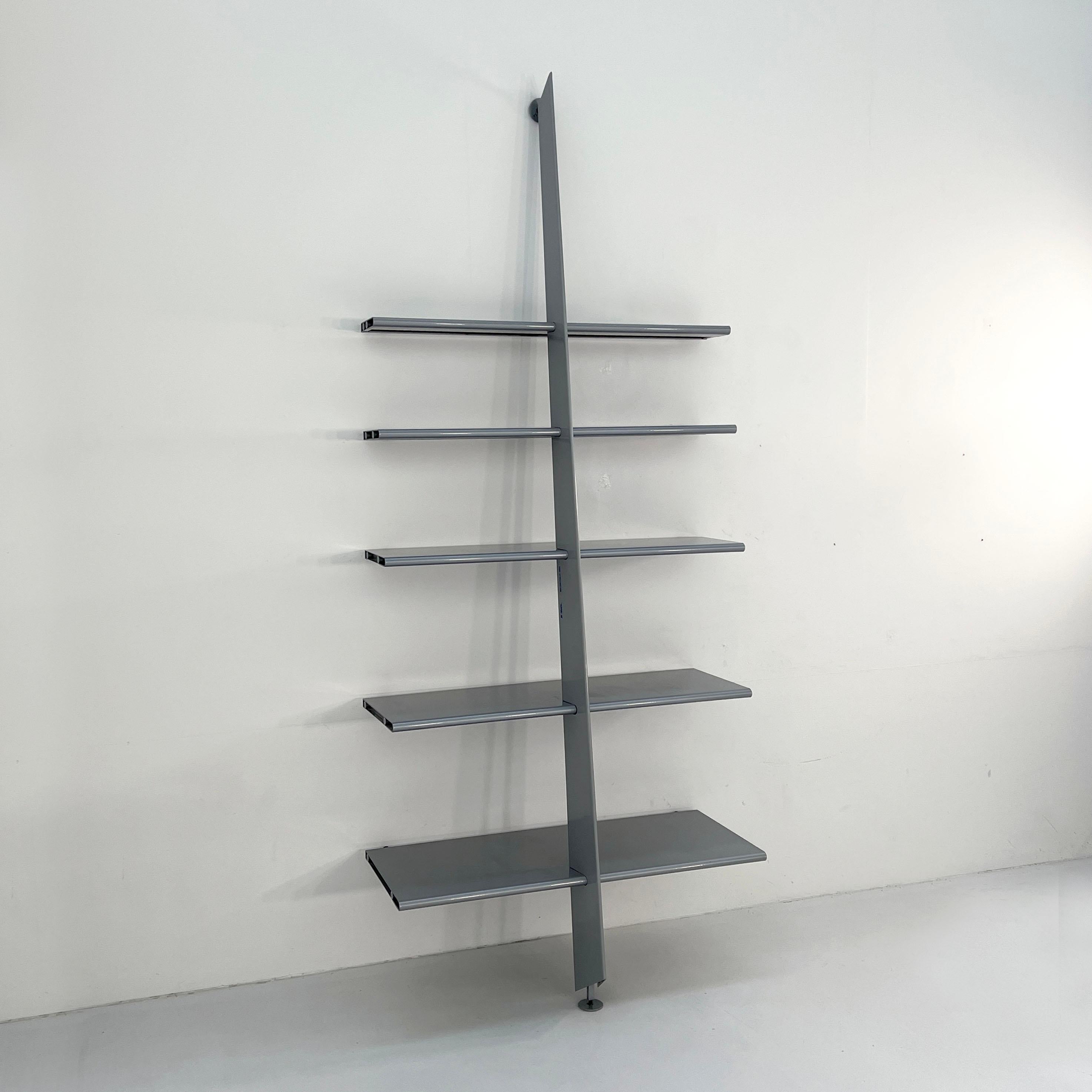 Grey Mac Gee Wall Unit by Philippe Starck for Baleri Italia, 1980s In Good Condition For Sale In Ixelles, Bruxelles