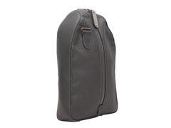 Grey Maison Margiela Leather Zip Wristlet