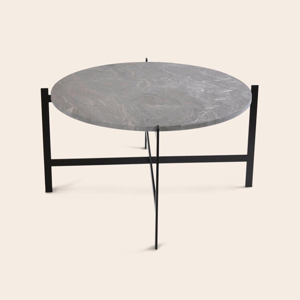Grey Marble Large Deck Table by OxDenmarq
Dimensions: D 87 x W 87 x H 45 cm
Materials: Steel, grey marble
Also Available: Different size and top options available,

OX DENMARQ is a Danish design brand aspiring to make beautiful handmade