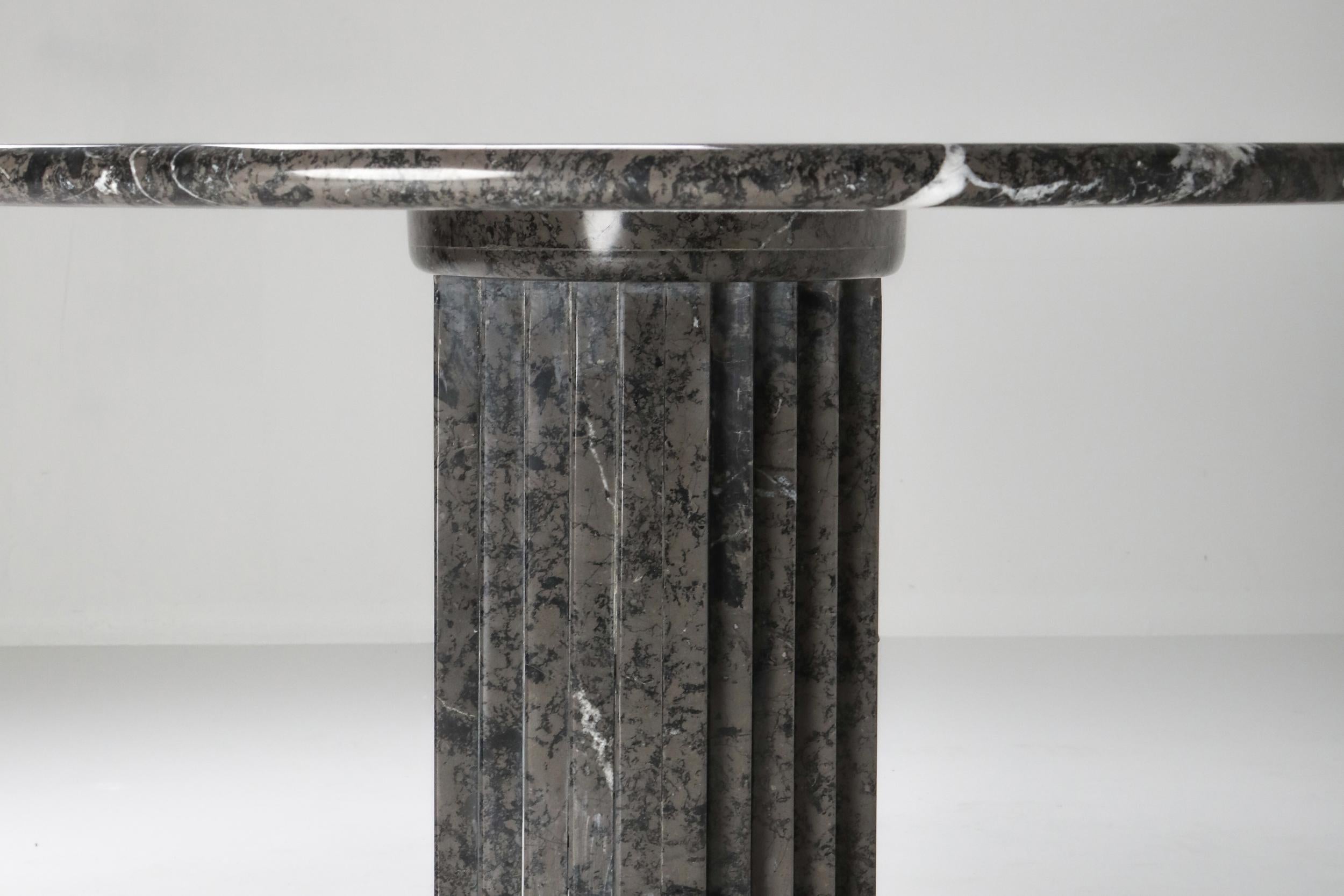 Grey Marble 'Samo' Table by Carlo Scarpa, 1970s 1