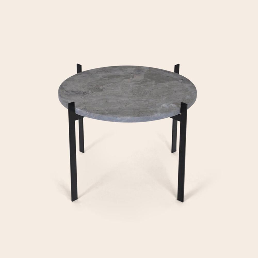Grey Marble Single Deck Table by OxDenmarq
Dimensions: D 57 x W 57 x H 38 cm
Materials: Steel, grey marble
Also Available: Different top options available,

OX DENMARQ is a Danish design brand aspiring to make beautiful handmade furniture,