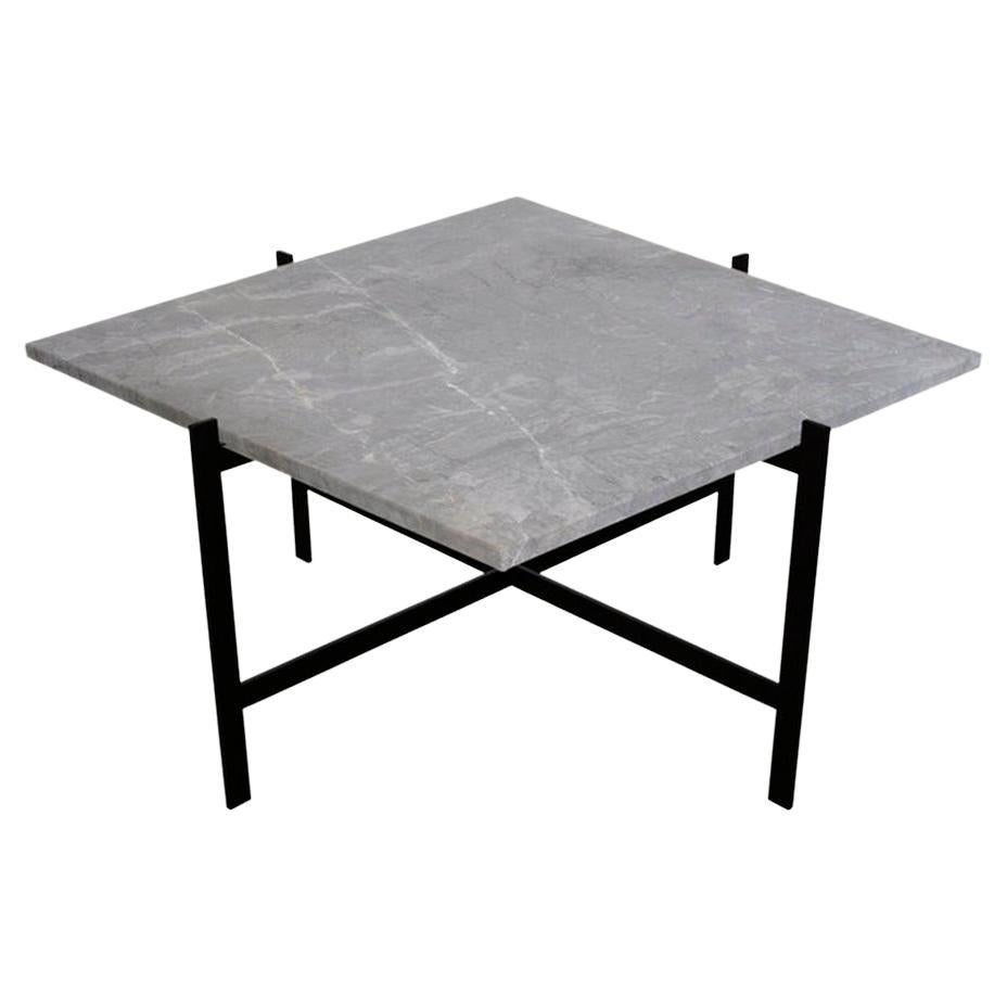 Grey Marble Square Deck Table by OxDenmarq For Sale