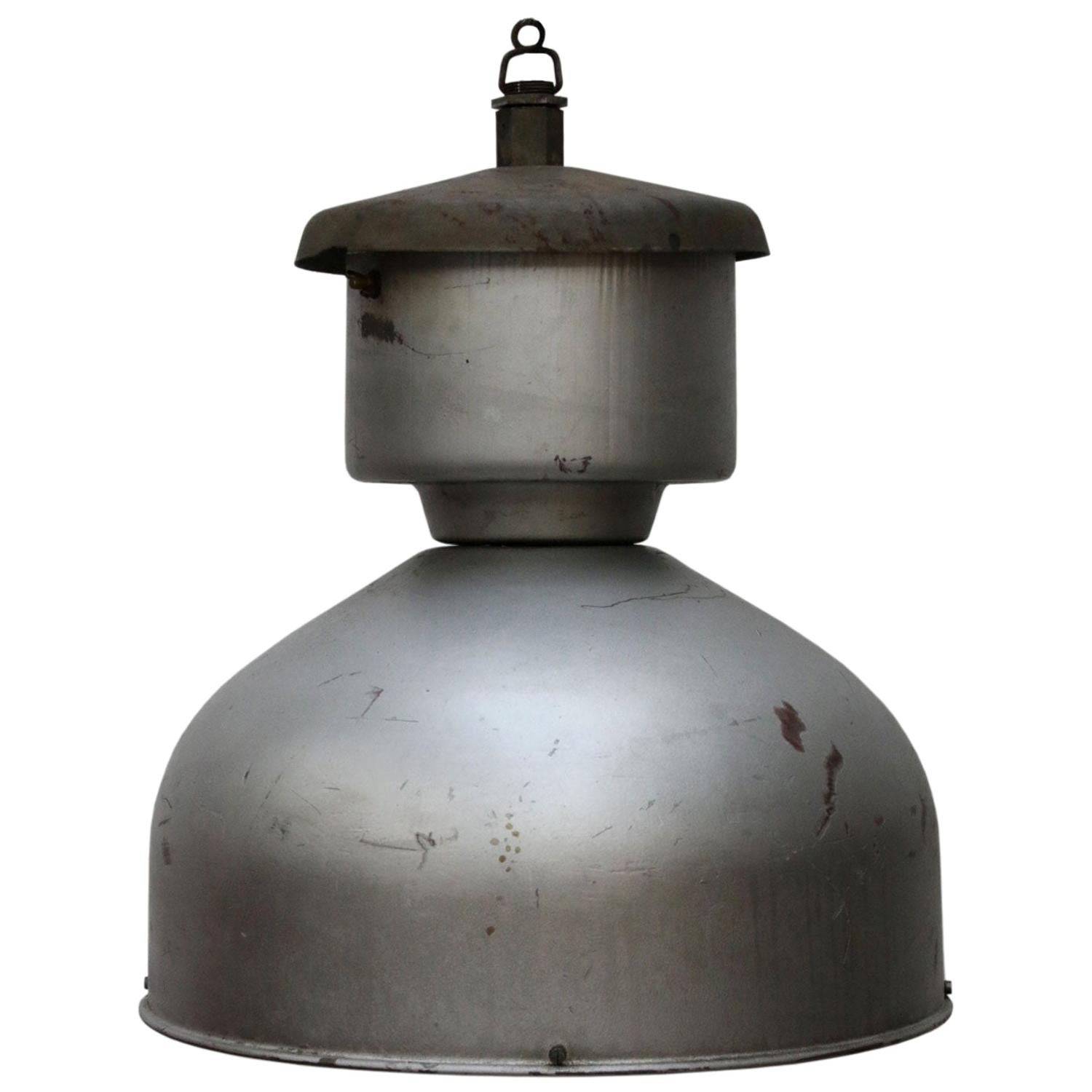 Grey Metal Vintage Industrial Pendant Lamp