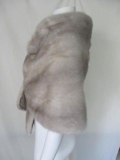 Grey Mink Fur Stole