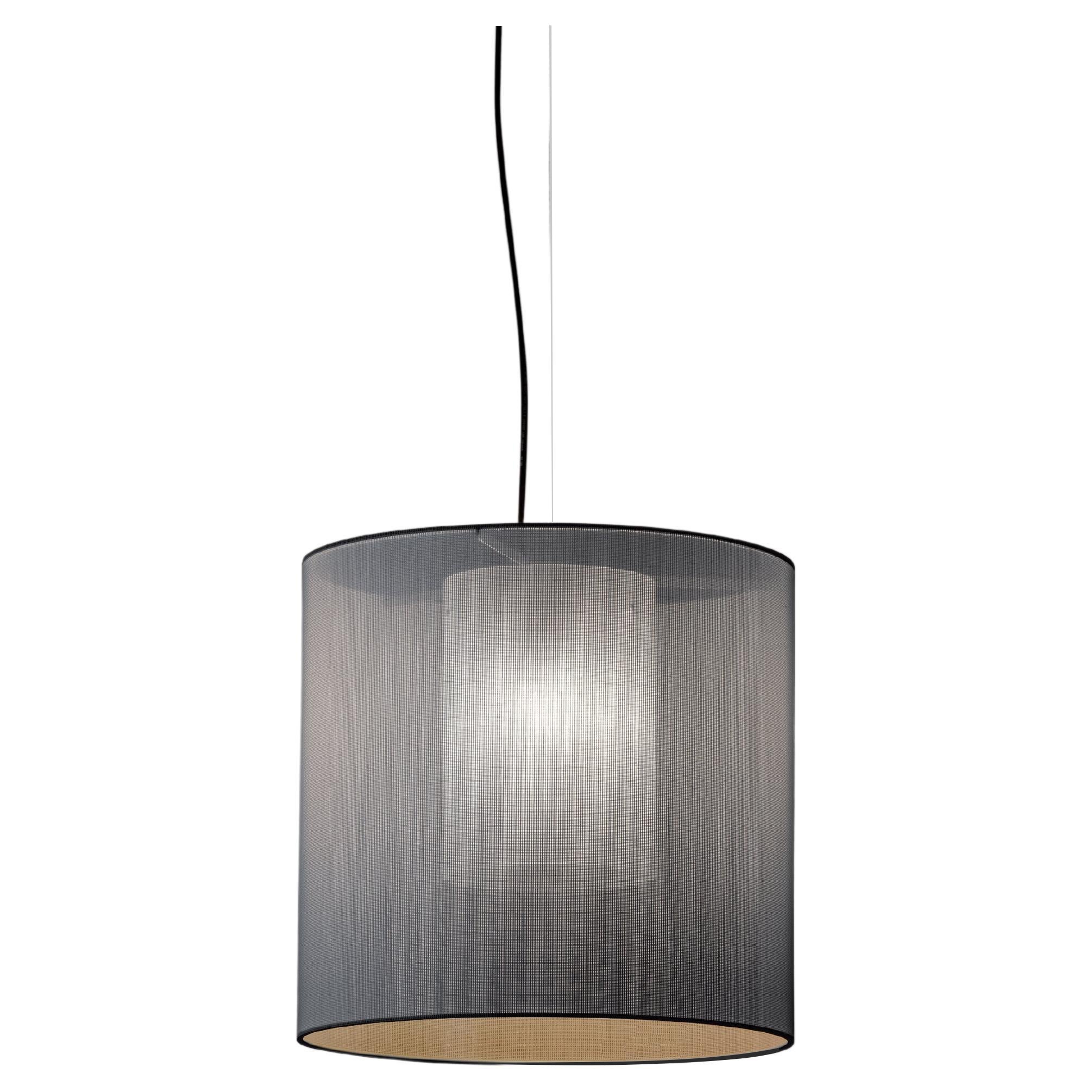 Grey Moaré M Pendant Lamp by Antoni Arola