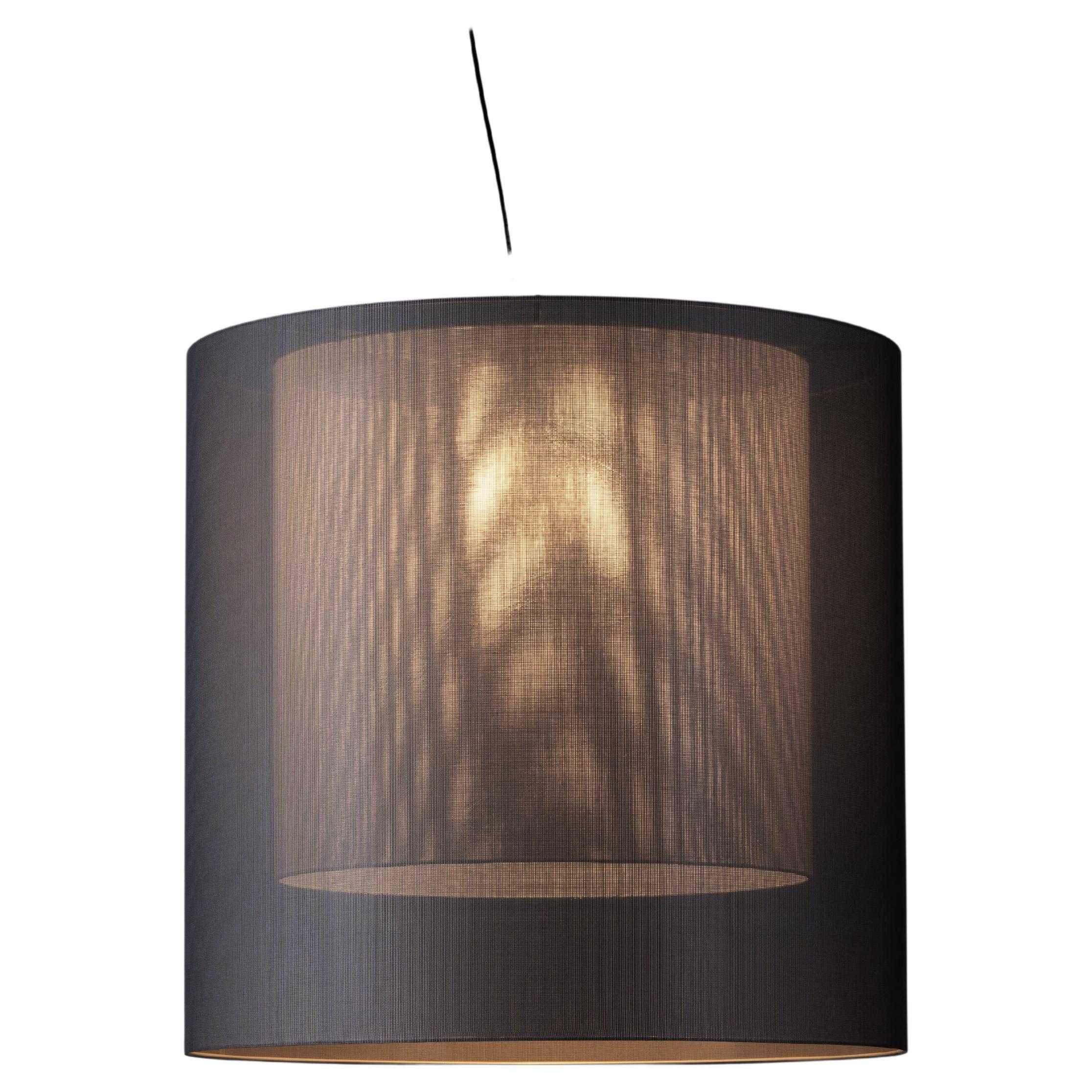 Grey Moaré XL Pendant Lamp by Antoni Arola For Sale
