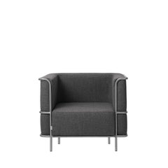 Grey Modernist Lounge Chair by Kristina Dam Studio