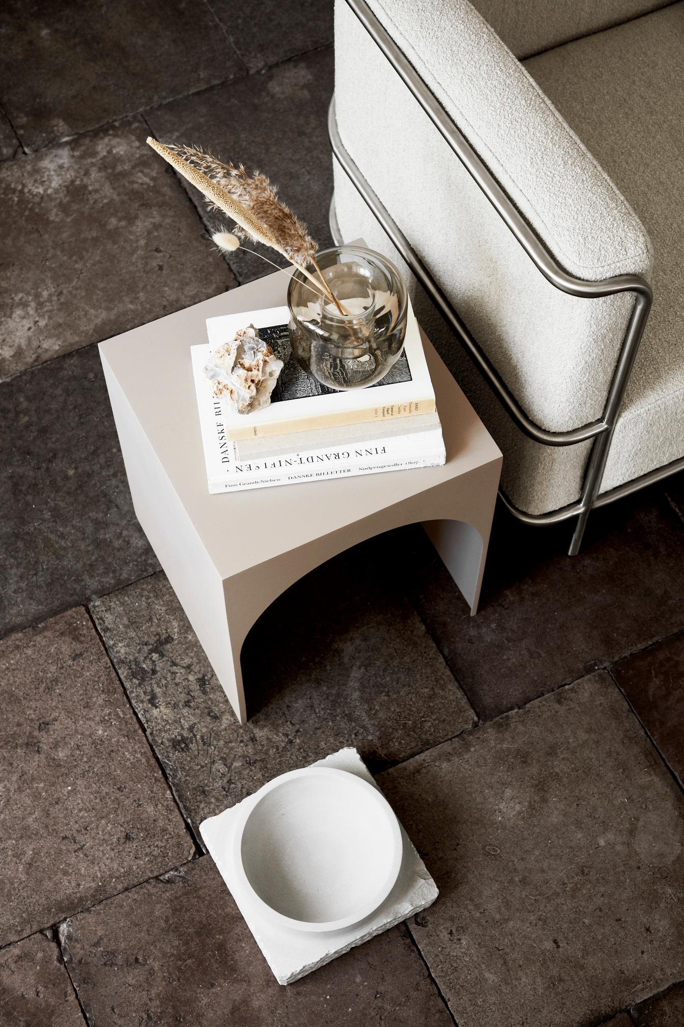 Grey Modernist Lounge Chair by Kristina Dam Studio 2