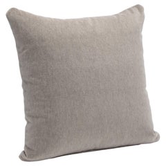 Grey Mohair Pillow By MOGUL