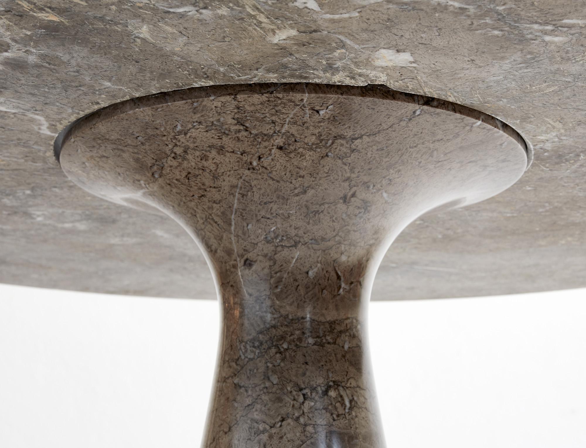 Grey Mondragone Marble Dining Table by Angelo Mangiarotti, Ed. Skipper, Italy 19 For Sale 2