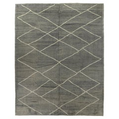 Tappeto grigio marocchino Diamonds Design