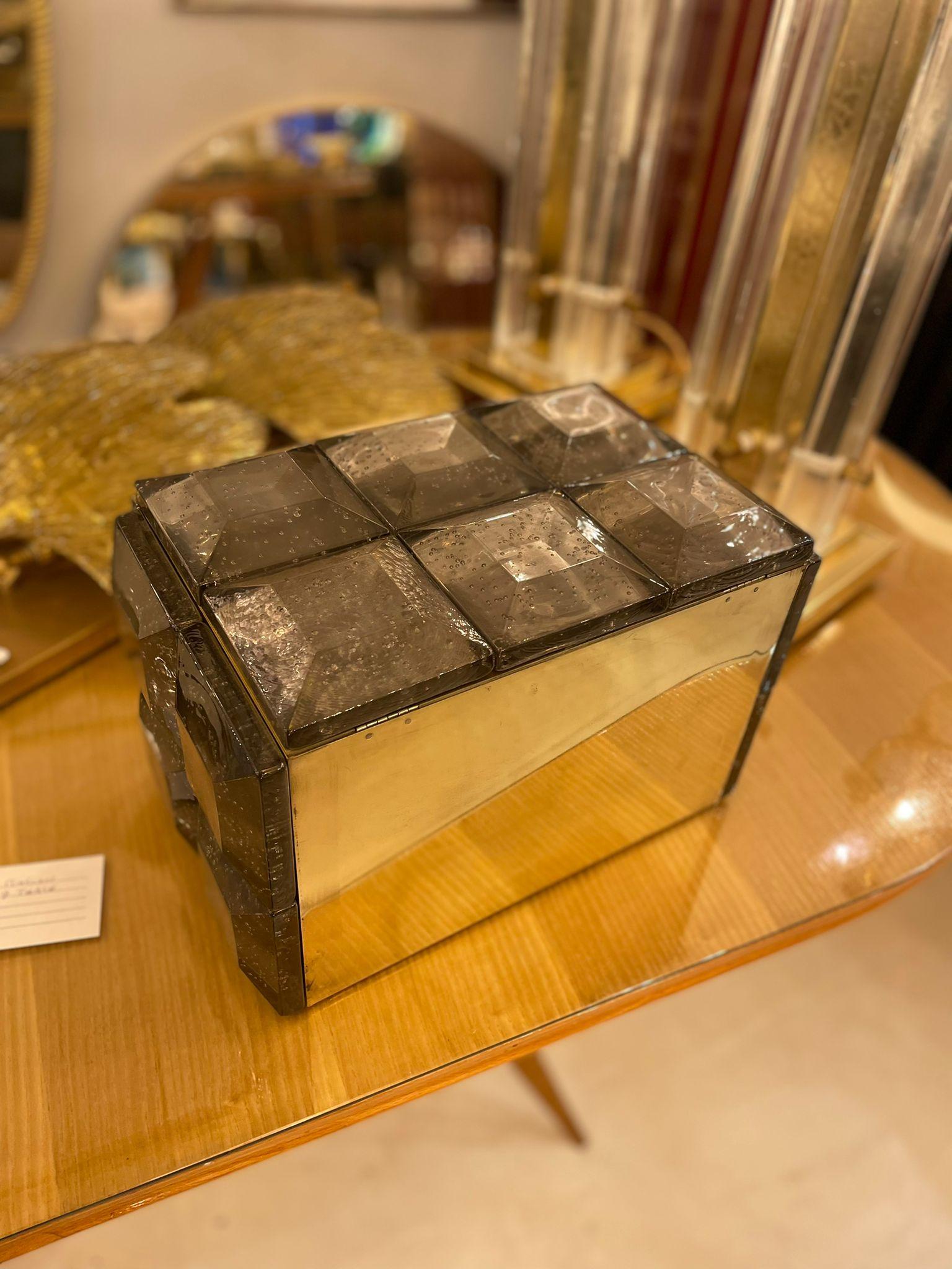 Grey Murano Glass Box 3