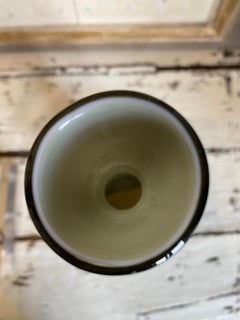 Grey Murano Glass Vase