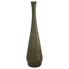 Grey Murano Glass Vase