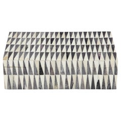 Grey, Natural Triangle Mosaic Box