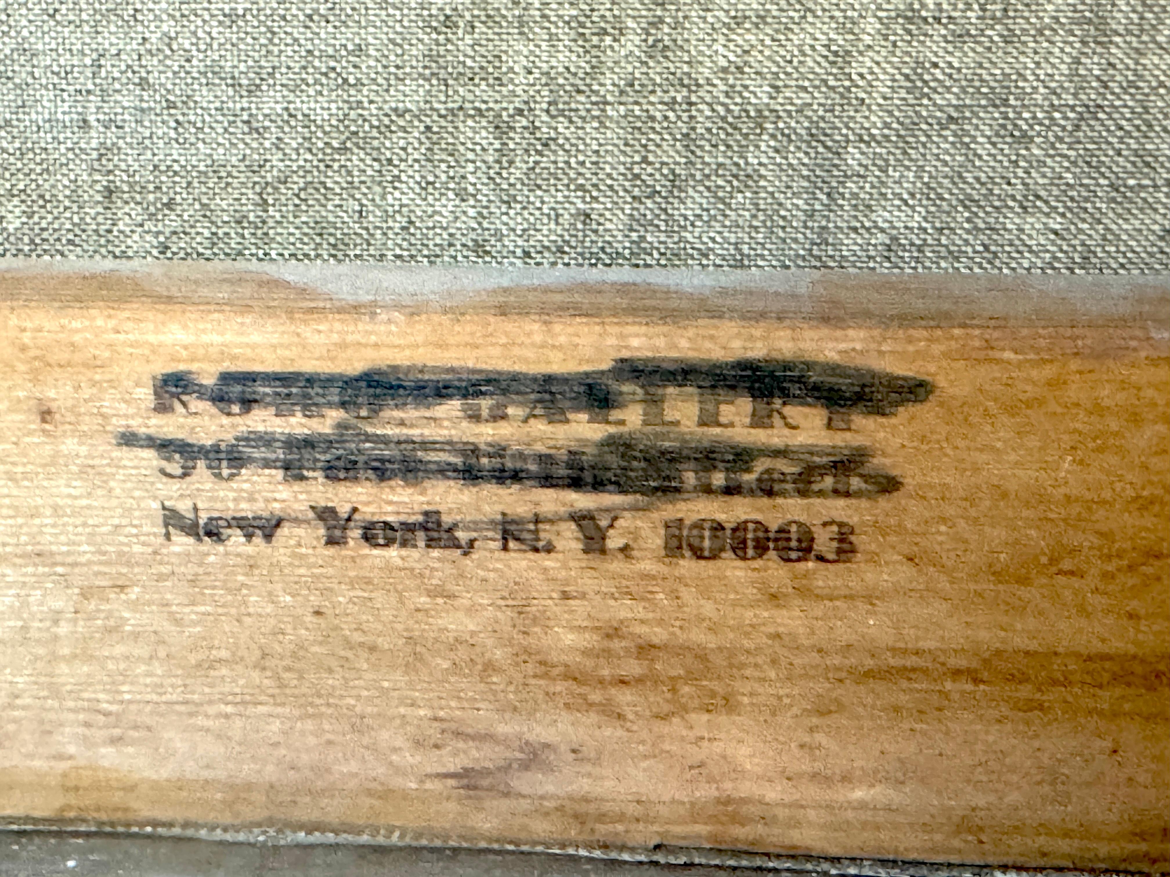 'Grauer Akt mit weißer Frucht' von Doris Klein, 1971, Roko Gallery, NY, NY im Angebot 3