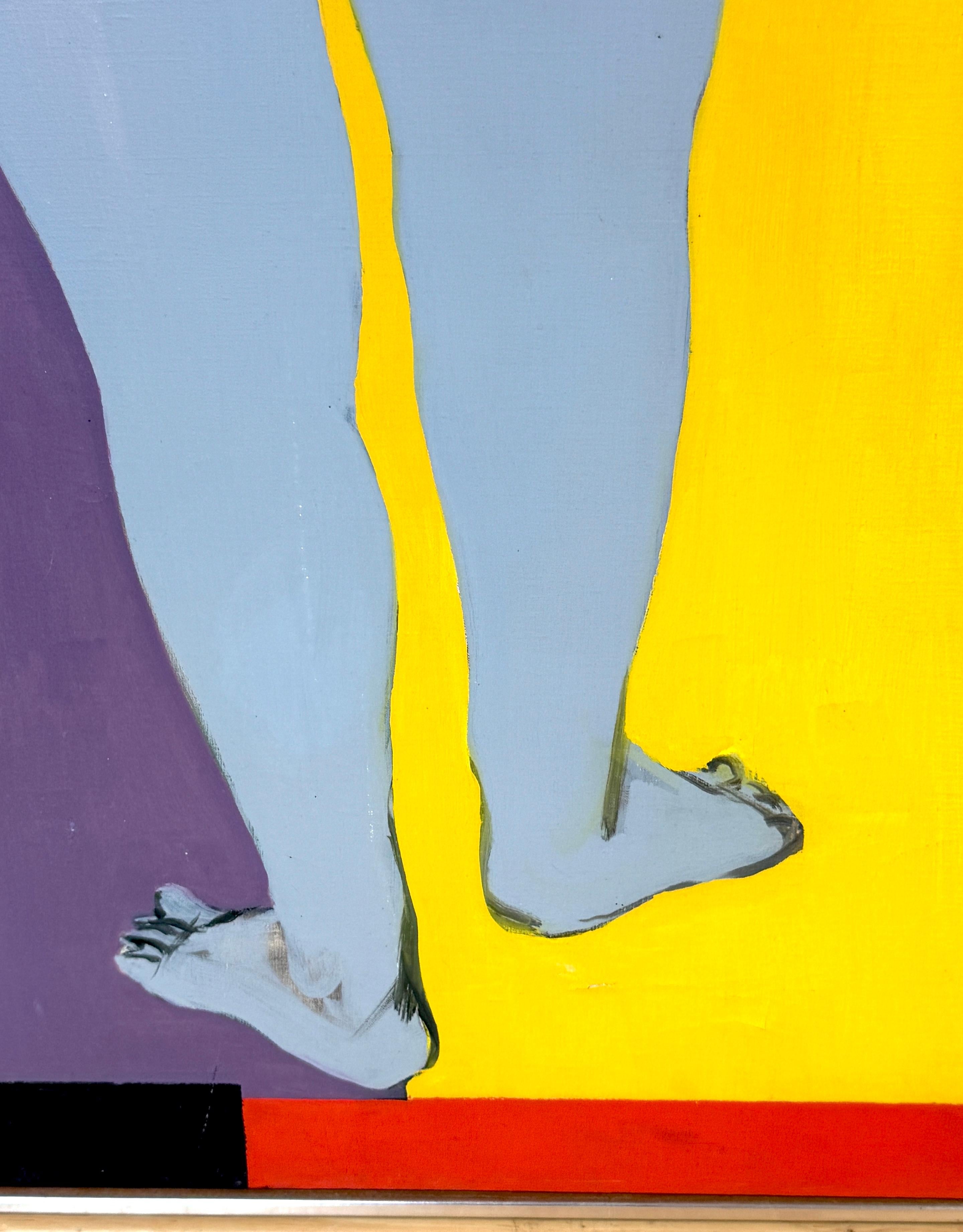 'Grauer Akt mit weißer Frucht' von Doris Klein, 1971, Roko Gallery, NY, NY (Ende des 20. Jahrhunderts) im Angebot