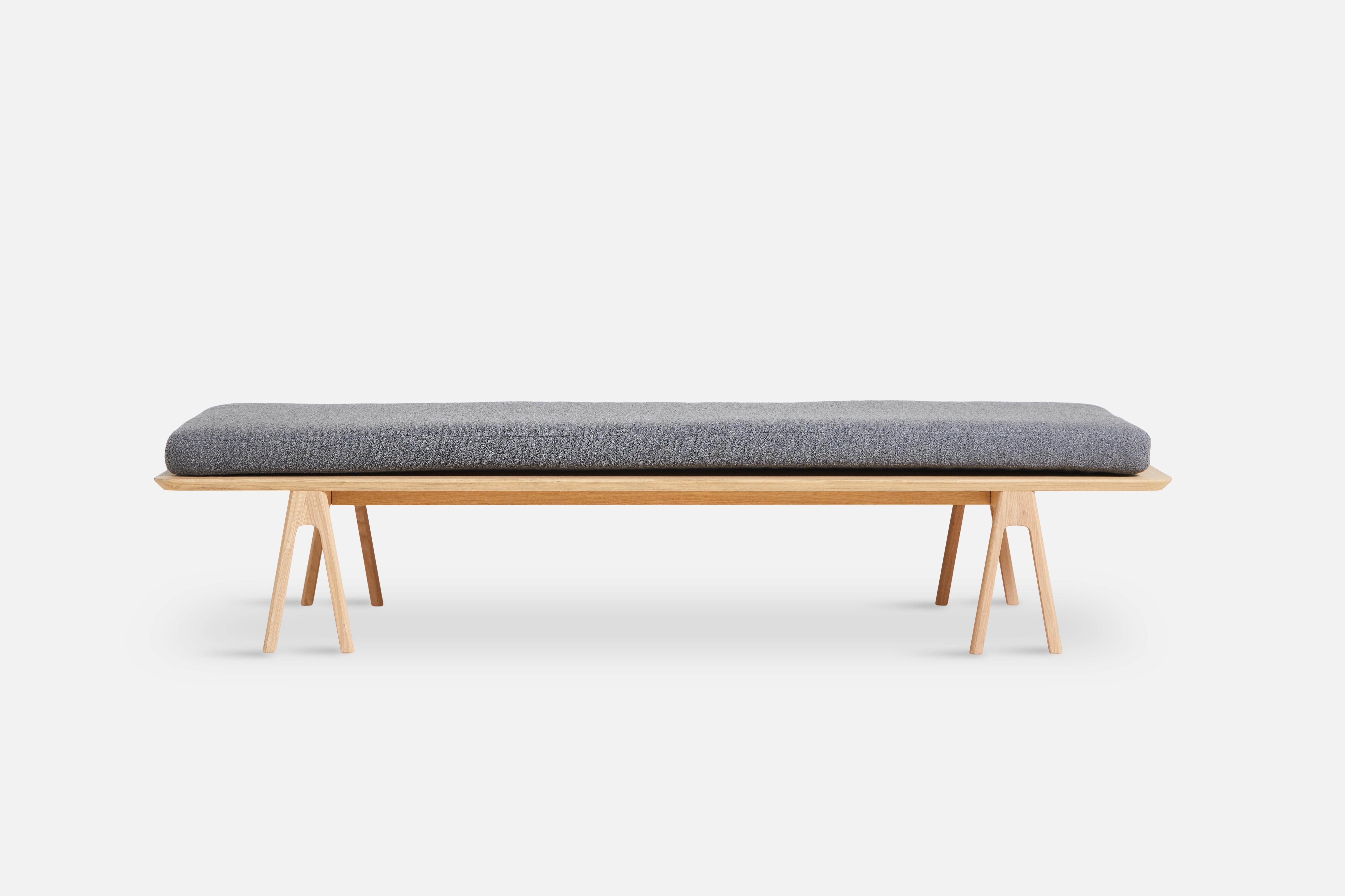 Post-Modern Grey Oak Level Daybed by Msds Studio For Sale