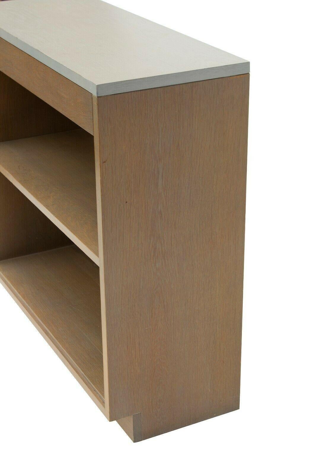 Grey Oak Modern Grey Bookshelf Drawer by Sligh Cross Country 2