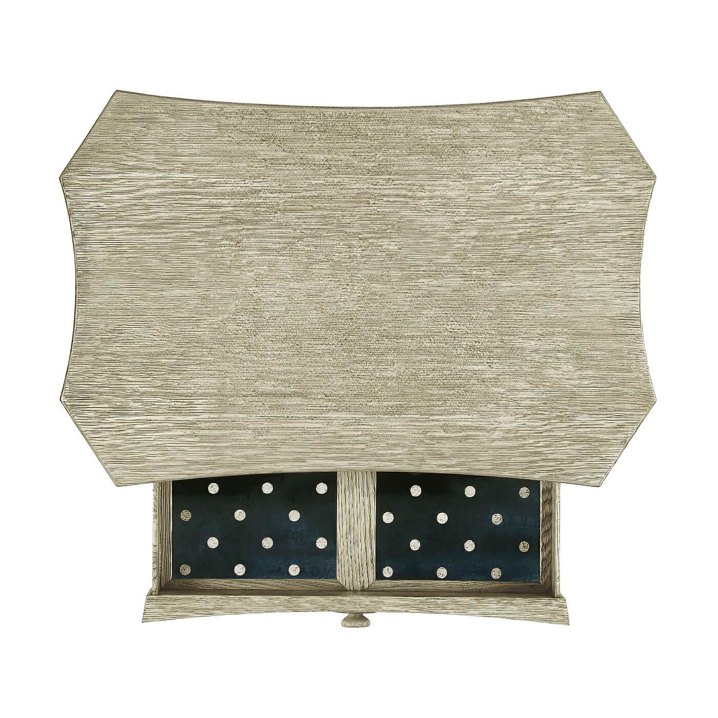 grey side table