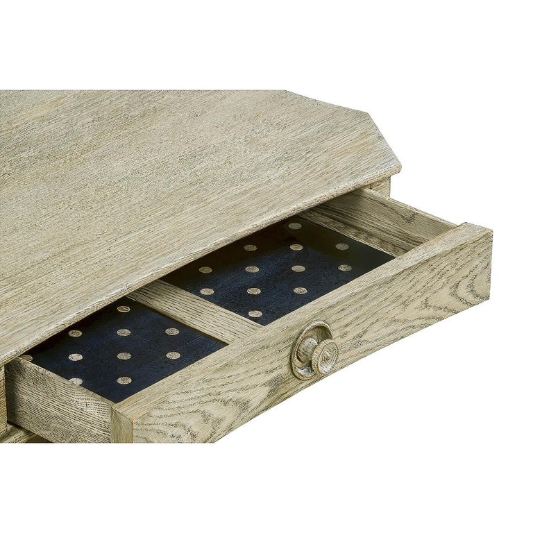 Grey Oak Pedestal Side Table For Sale at 1stDibs grey oak side table