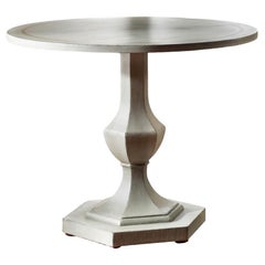 Table centrale Neo Classic peinte en gris
