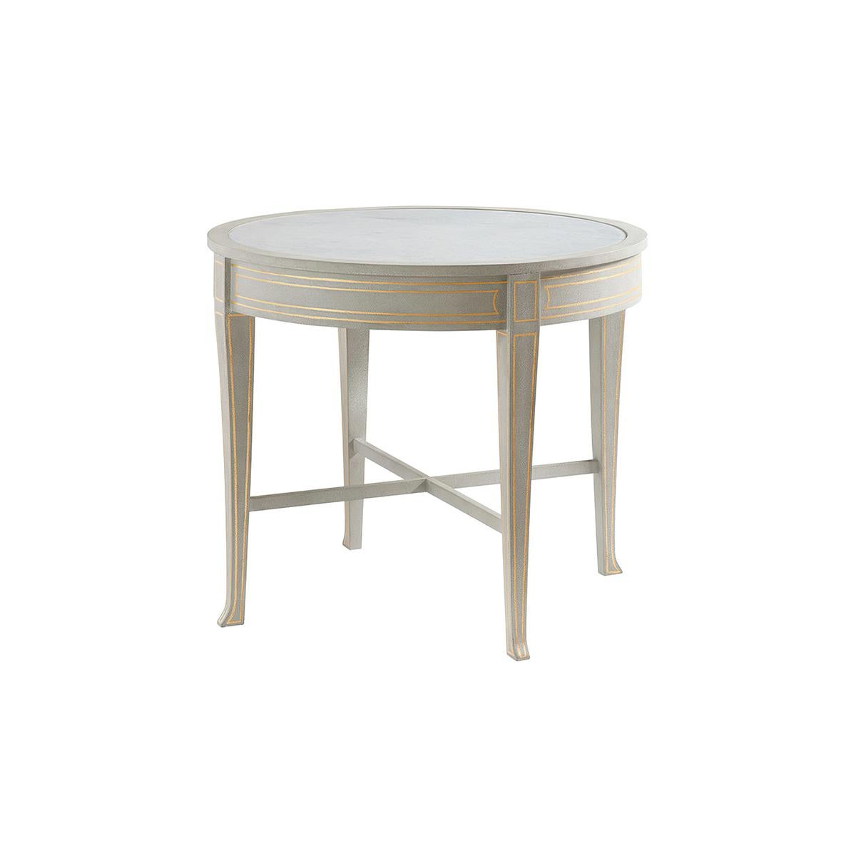 grey side table round
