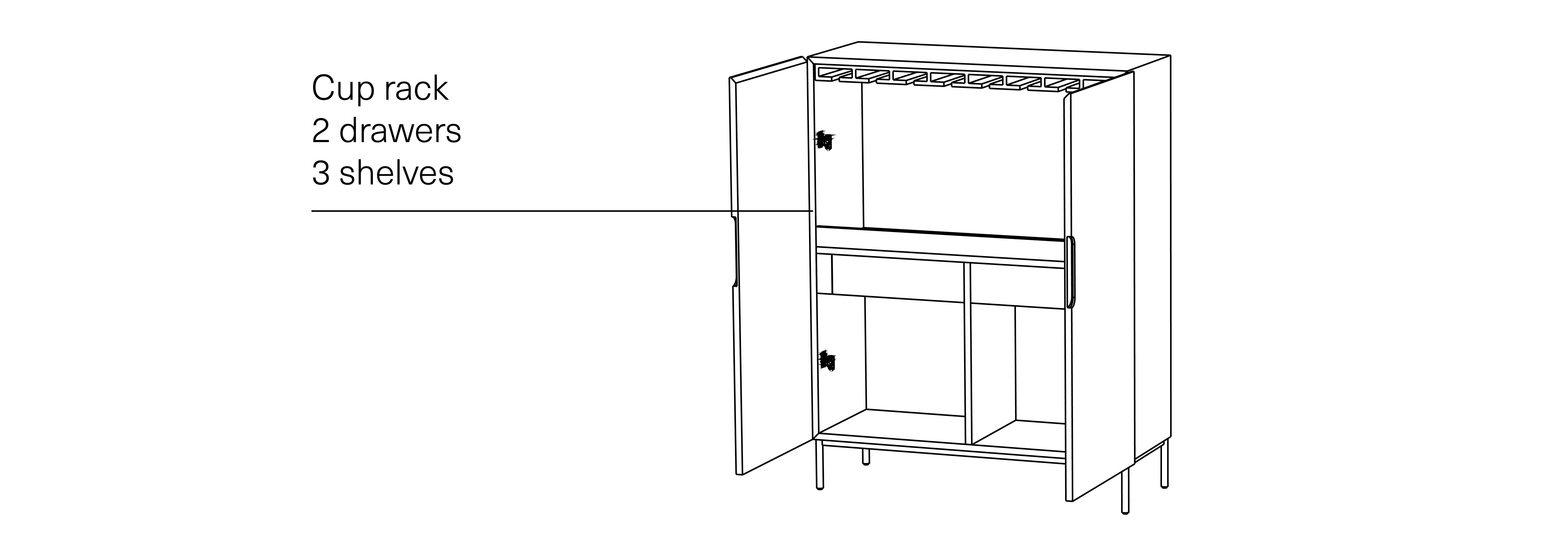 Bodega Bar Cabinet, Cupboard in Dark Wood Marquetry Veneer by Joel Escalona im Angebot 3