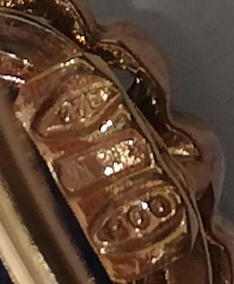 Donna Perle grigie, zaffiri, diamanti, orecchini in oro rosa e argento. in vendita