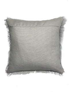 Grey Pillow Goat Skin 16x16" 40x40cm