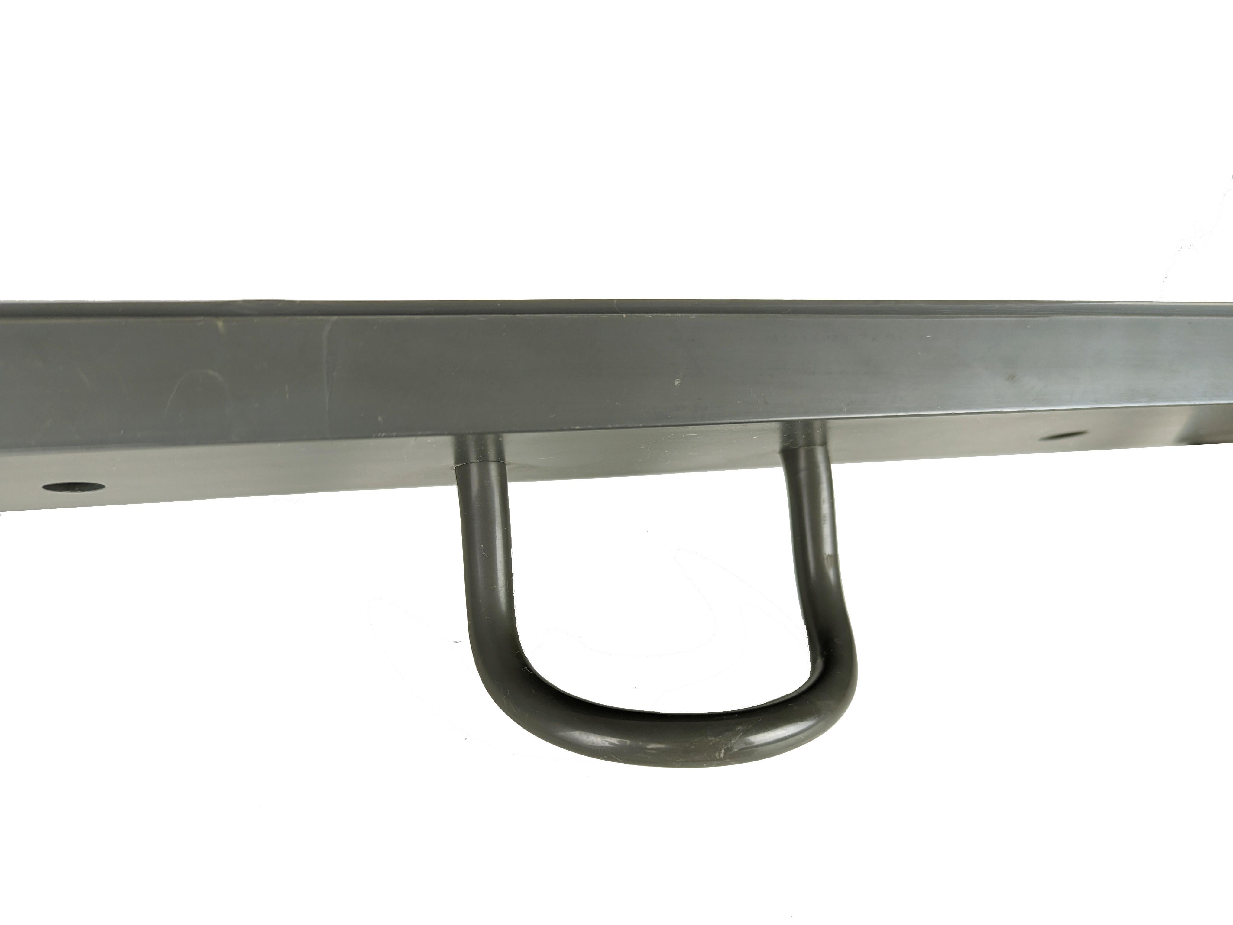 Grey plastic coat rack from outline serie by Castelli Ferrieri for Kartell, 80s In Good Condition For Sale In Varese, Lombardia